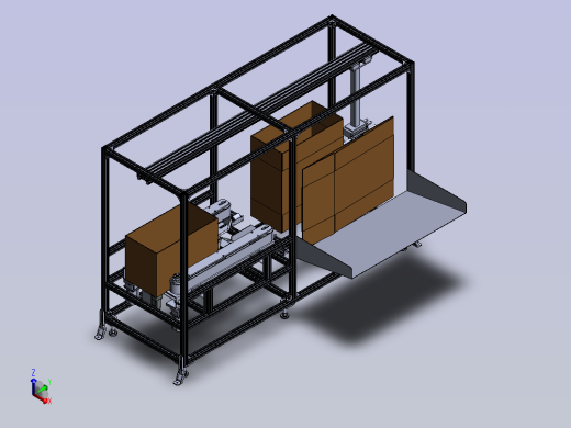 封箱机正等轴测缩略图