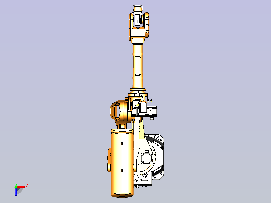埃斯顿-ER100-DW机器人数模三维模型图纸俯视图