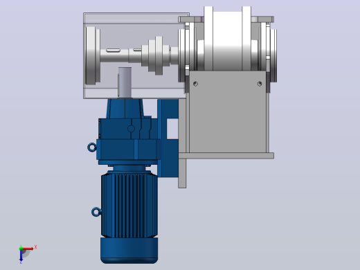 门式起重机的结构设计与建模（SW+CAD+说明书）俯视缩略图