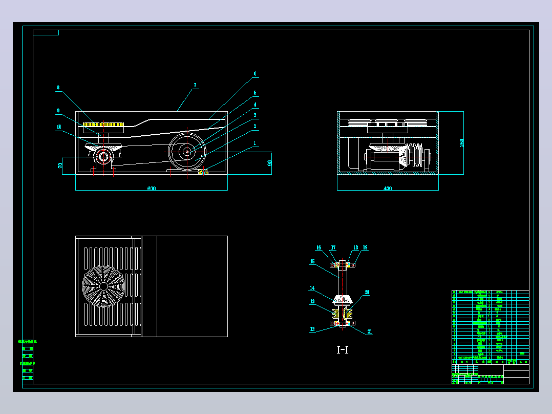 鞋底清洁机CAD