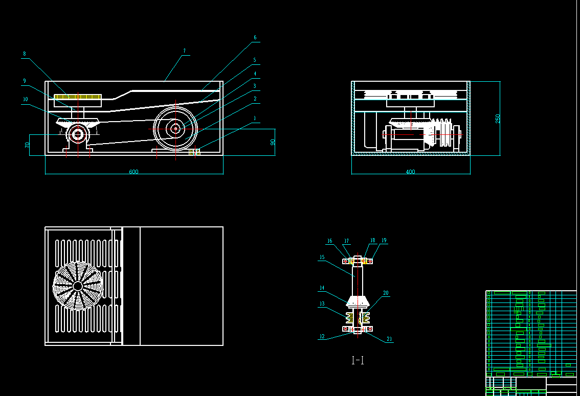 鞋底清洁机CAD