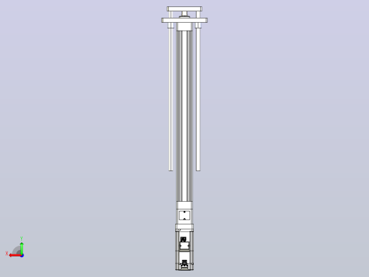 轻载电动缸TPA-ESR40-1210C-L450-M-QDX-W-P40-C3后视缩略图