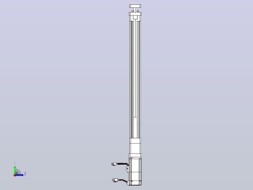 轻载电动缸TPA-ESR40-1210C-L450-M-QDX-W-P40-C3左视缩略图