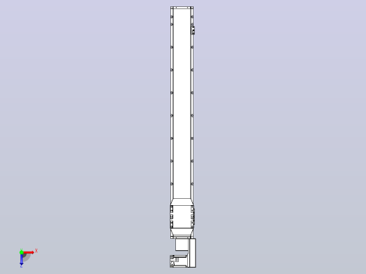 机器人皮带驱动直线轴TPA-GCB-150-P80-L1200-QR-M75-N3俯视缩略图
