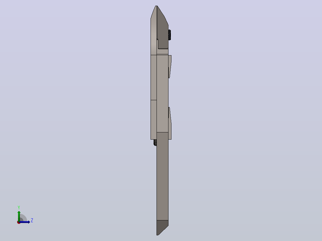 测量设备caliper-58832-模型格式为 sw左视图