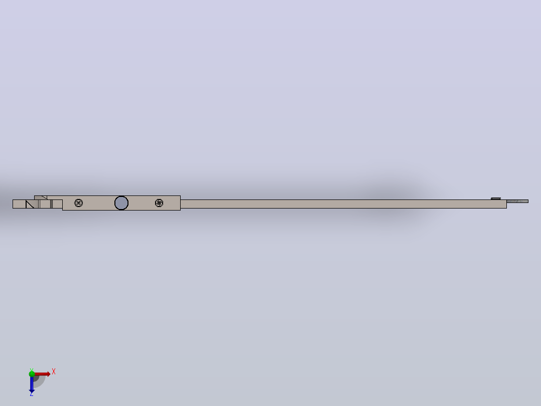 测量设备caliper-58832-模型格式为 sw俯视图