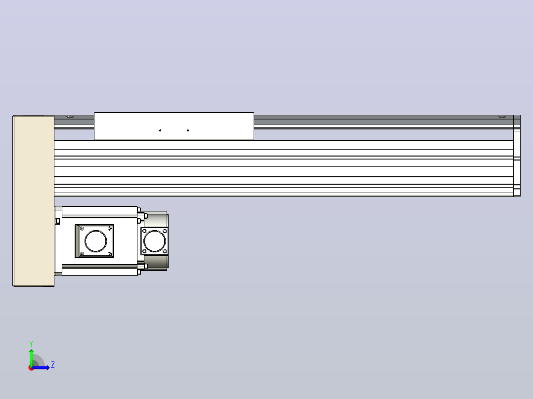 日规模组半封闭丝杆TPA-HNR-220D-3210C-L300-MP-C-P1K-N3左视图