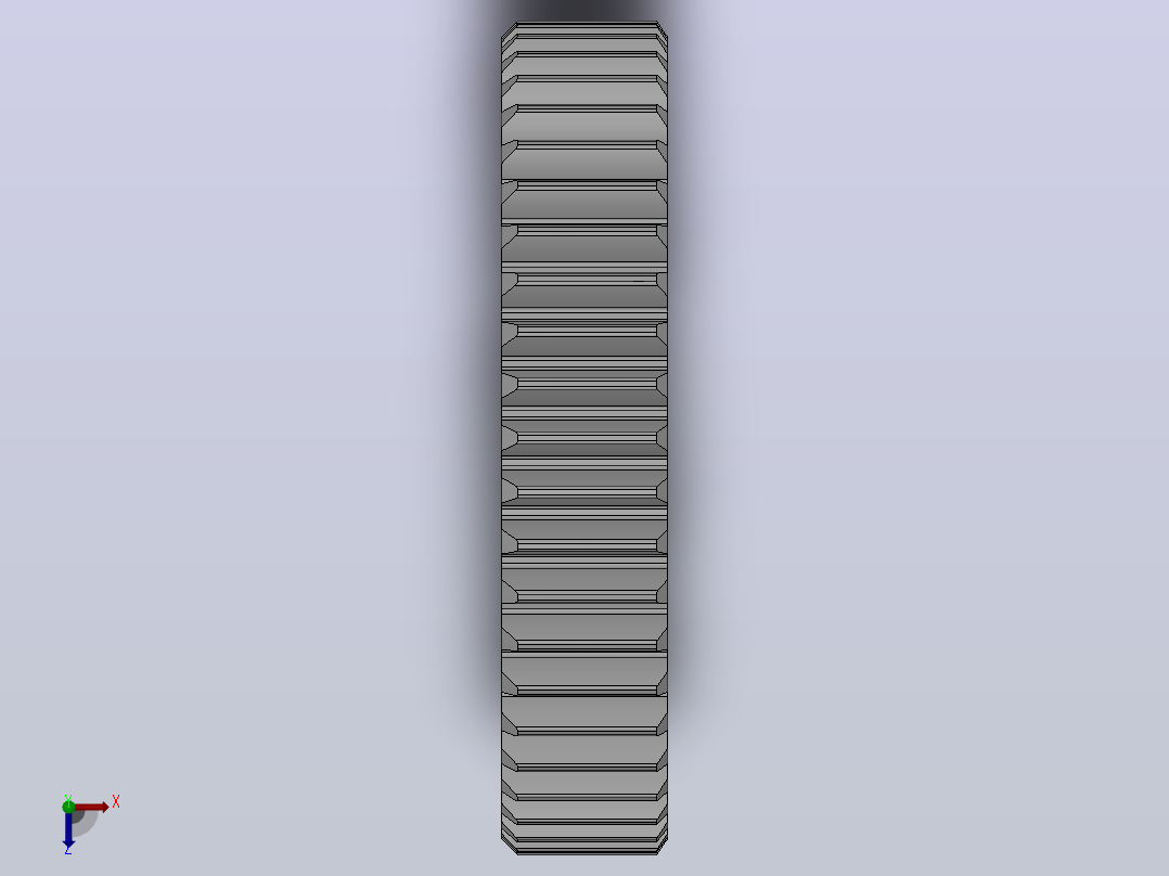 标准型模数1直齿轮压力角20°_GSCHC-1-48-10-dc8-A俯视图