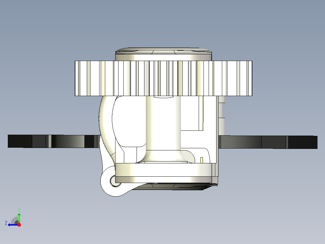 机器人倾斜臂组件3D图纸 STEP格式右视图