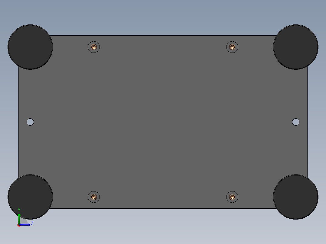 电路板焊接夹具左视图