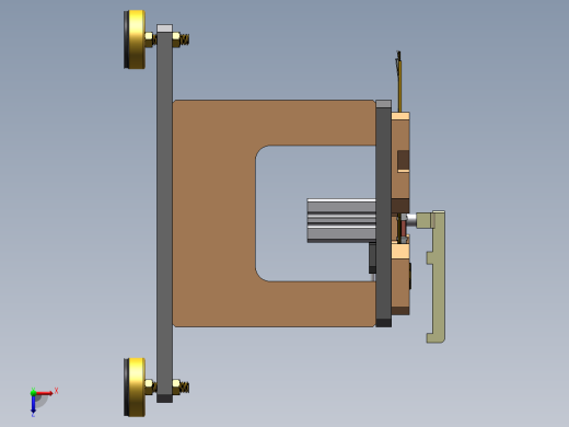 电路板焊接夹具俯视缩略图