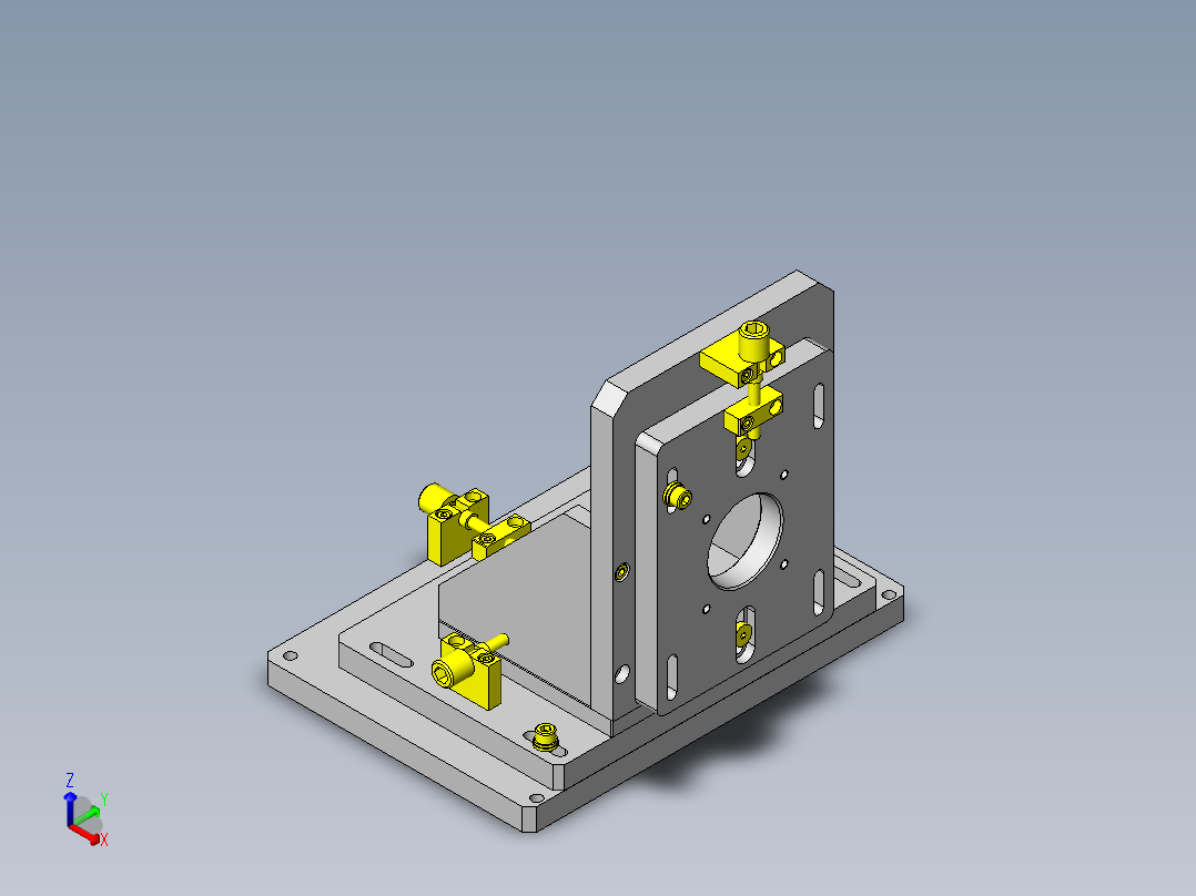 简易3轴调整机构