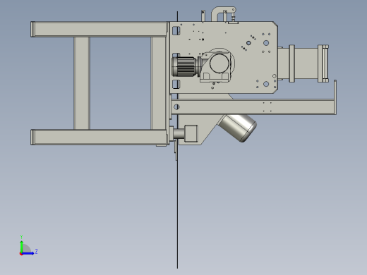 塑料粒子播撒机 非标自动化废料循环设备step左视缩略图