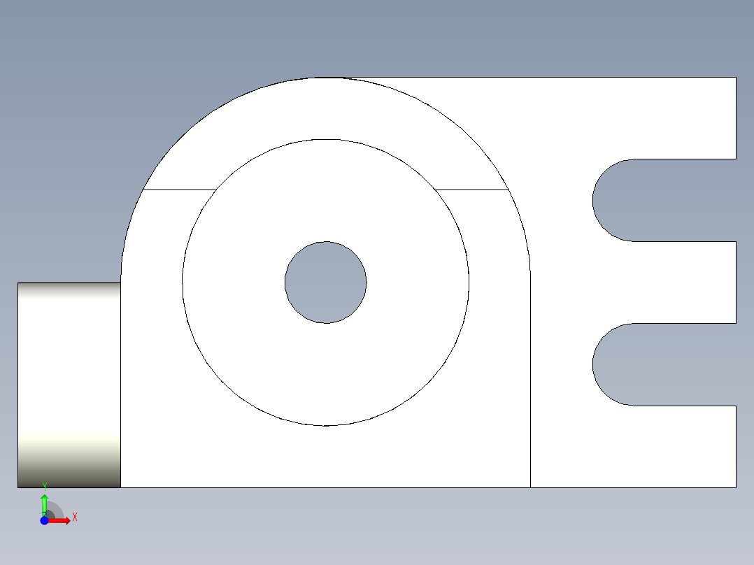 剖视练习作品前视图