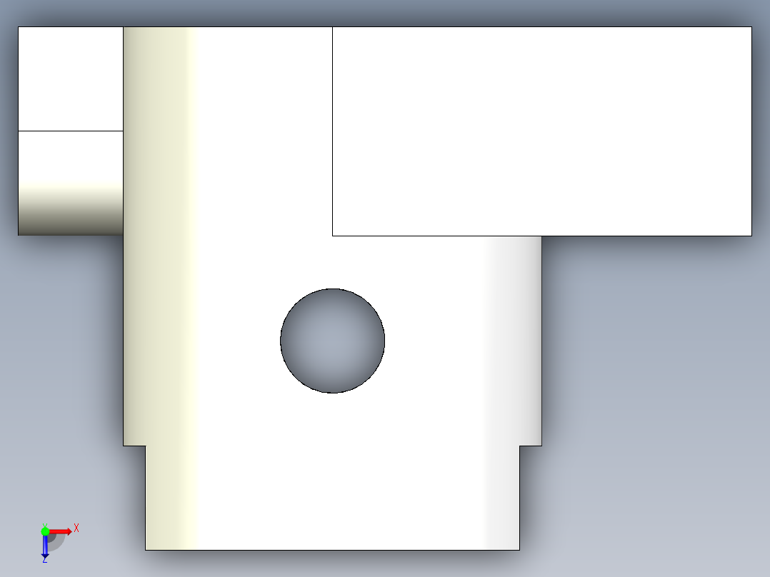 剖视练习作品俯视图