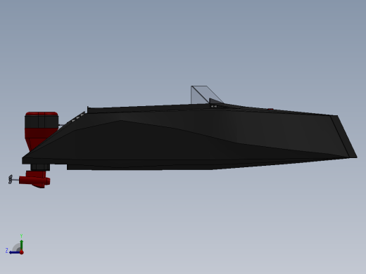 solidworks 快艇右视缩略图