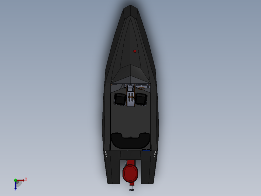 solidworks 快艇俯视缩略图