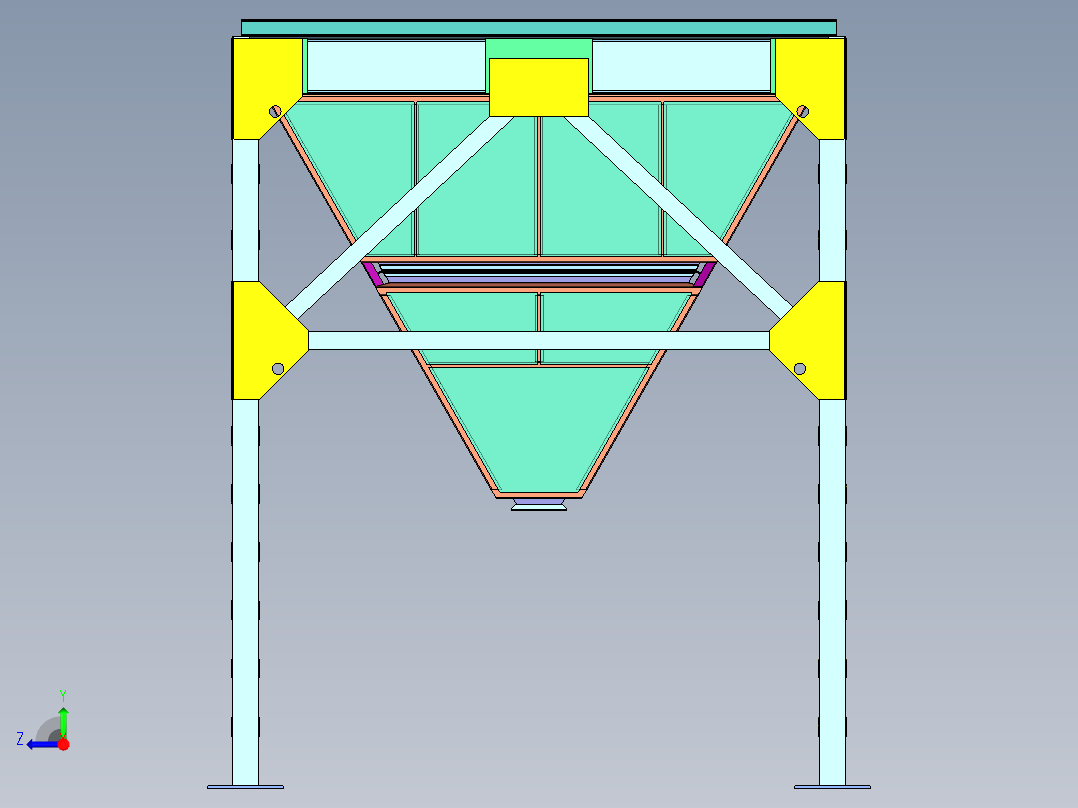 大工业袋式过滤器右视图