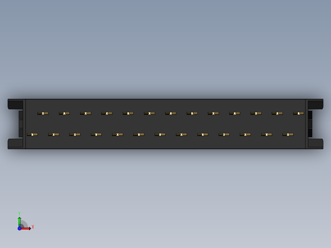 FDC-26 ( DS1018-2.54-26S )前视图