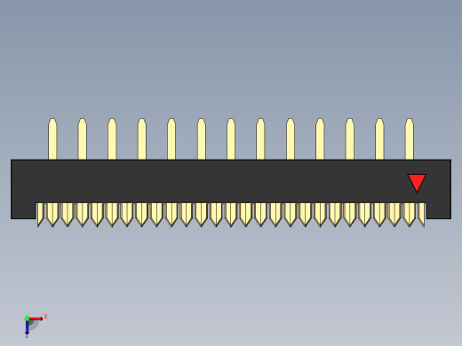 FDC-26 ( DS1018-2.54-26S )俯视缩略图