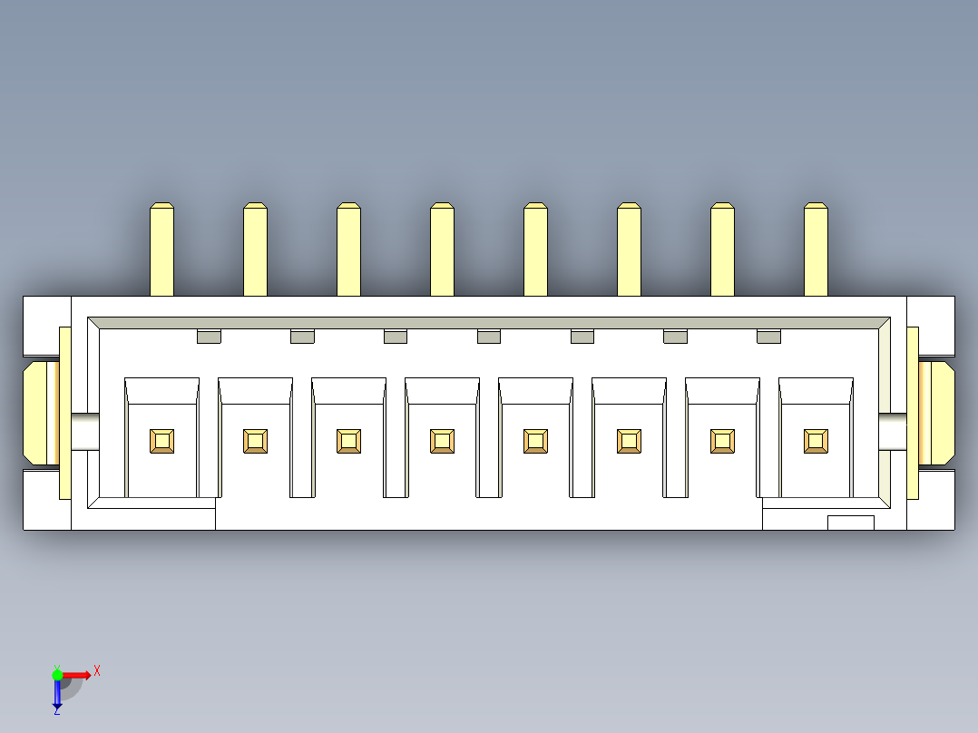 JST-B8B-PH-SM4-TB俯视图