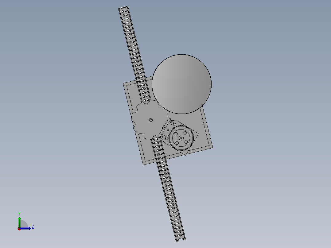 单头封口机(STP)左视图
