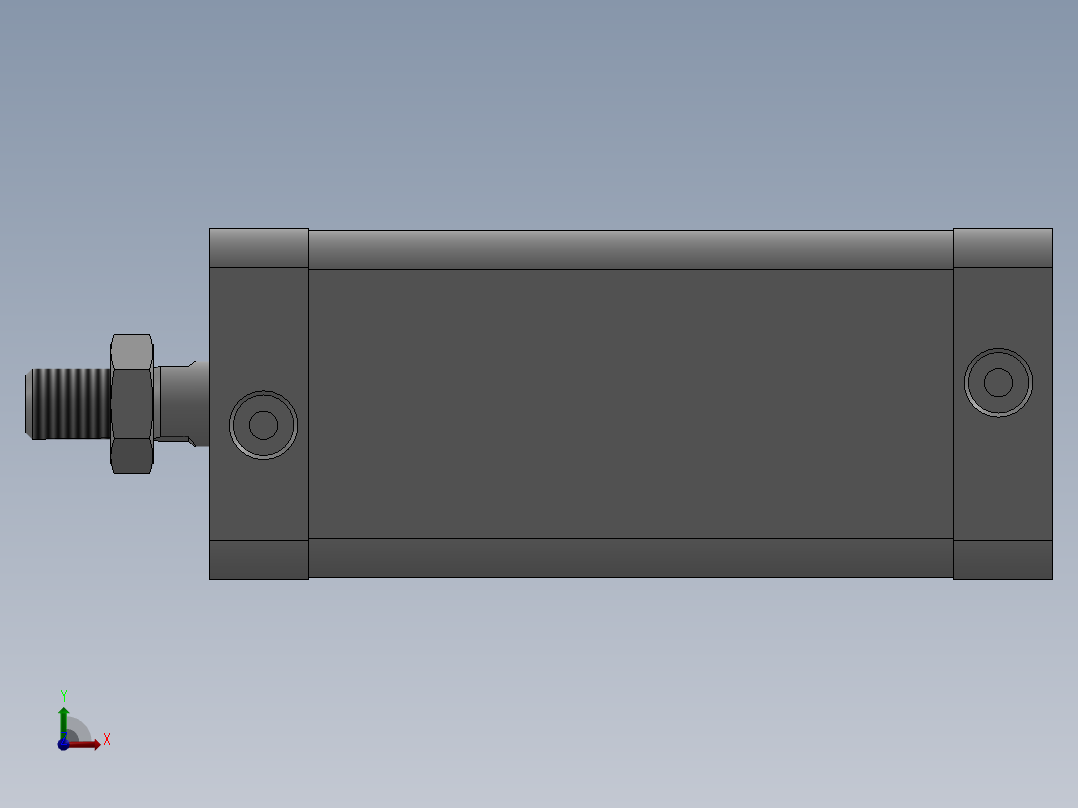 气缸ACE32X75SB前视图