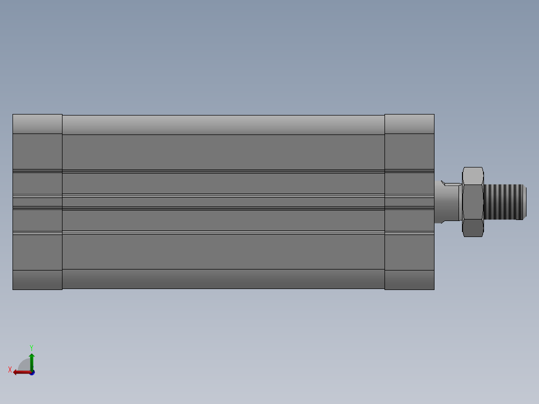 气缸ACE32X75SB后视图