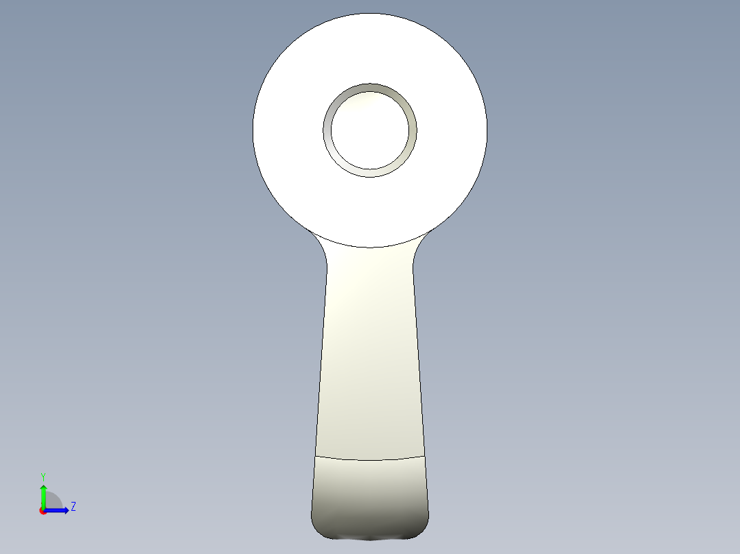 人體工學單翼蝶帽ESN-3D多系列多零件图纸模型左视图