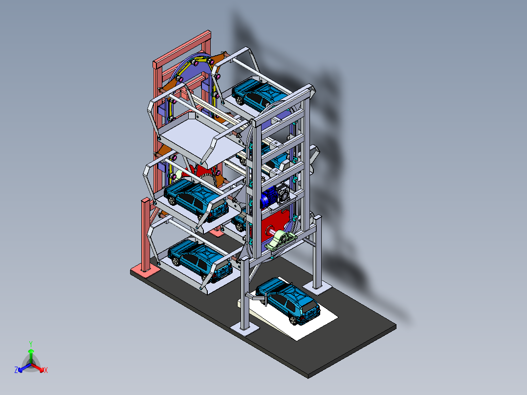 new垂直循环立体停车库