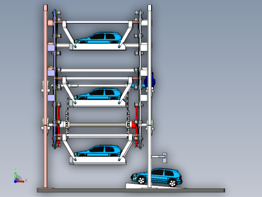 new垂直循环立体停车库前视缩略图