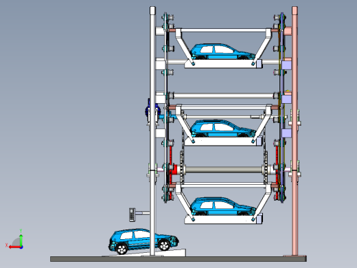 new垂直循环立体停车库后视缩略图
