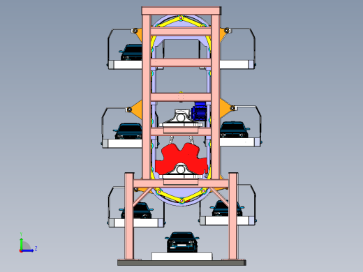 new垂直循环立体停车库左视缩略图