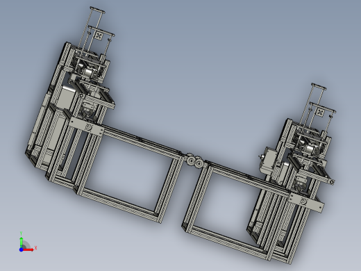 成型零件输送机装机前视缩略图