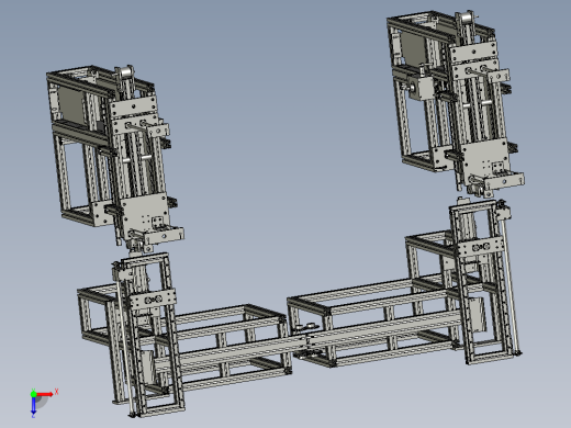 成型零件输送机装机俯视缩略图