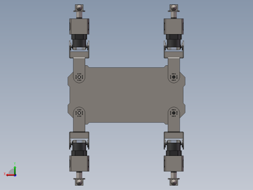 四足机器人三维模型 合集(1)后视缩略图