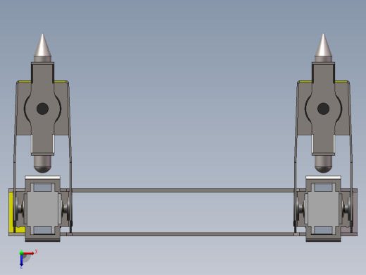 四足机器人三维模型 合集(1)俯视缩略图