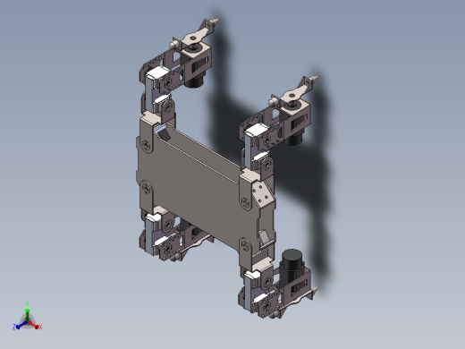 四足机器人三维模型 合集(1)正等轴测缩略图