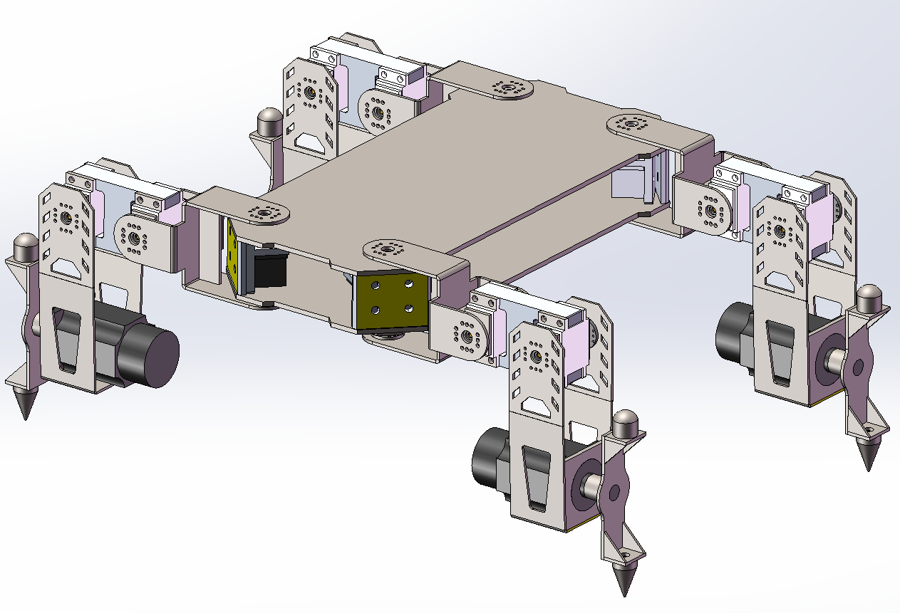 四足机器人三维模型 合集(1)