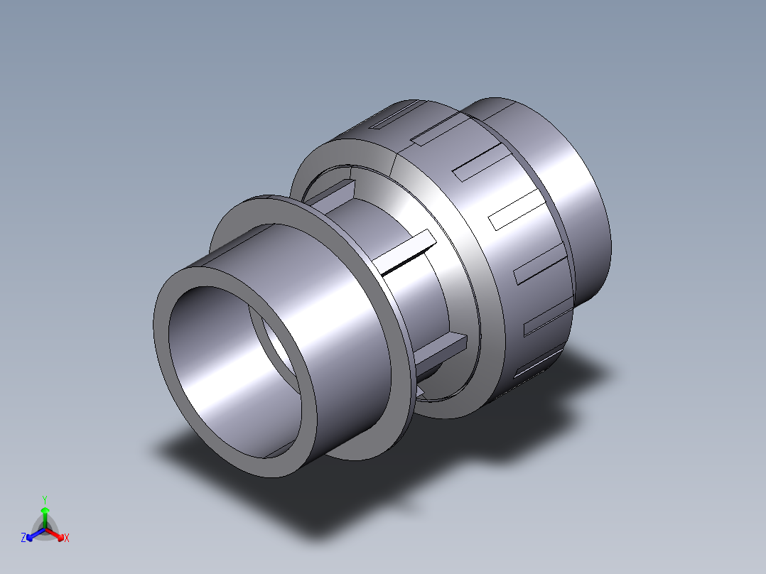 14BIRV 有固定的BSP的阳螺纹端和O型密封圈橡胶联盟主视图