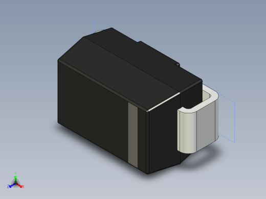 分立半导体元件封装-DO-214AC正等轴测缩略图