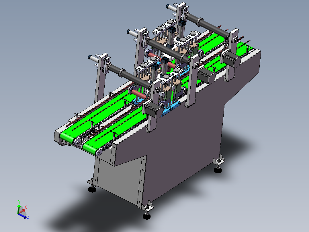 W1063-塑料瓶自动封口机设计[含建模＋cad+说明]主视图