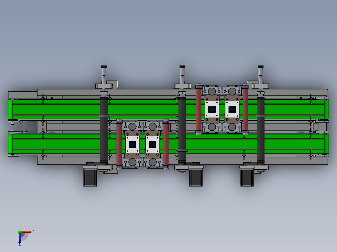 W1063-塑料瓶自动封口机设计[含建模＋cad+说明]俯视图