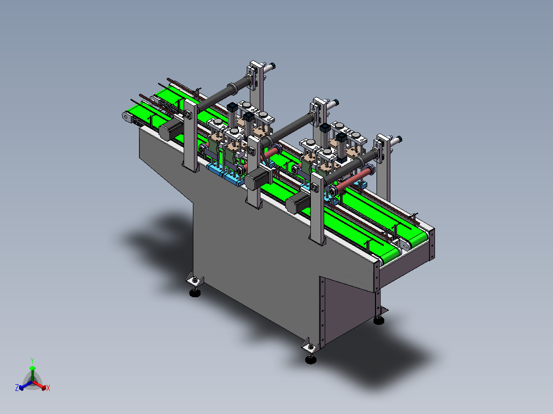 W1063-塑料瓶自动封口机设计[含建模＋cad+说明]正等轴测图