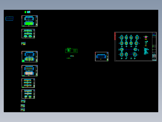 东升二厂C栋方案图CAD