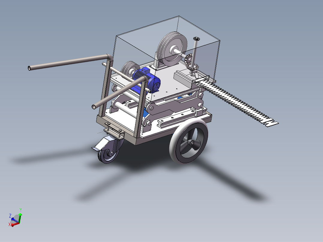 道路灌木修剪推车