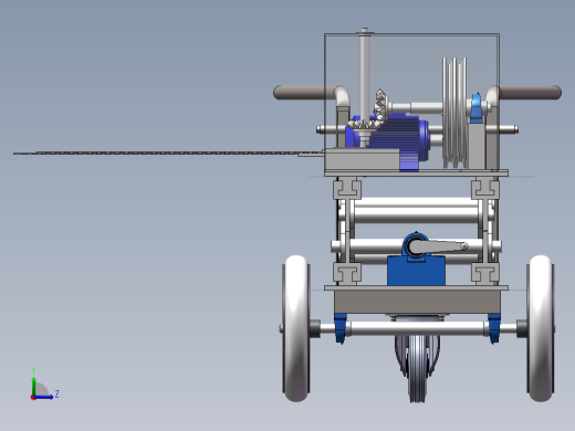 道路灌木修剪推车左视缩略图
