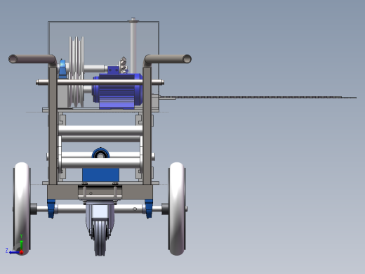 道路灌木修剪推车右视缩略图