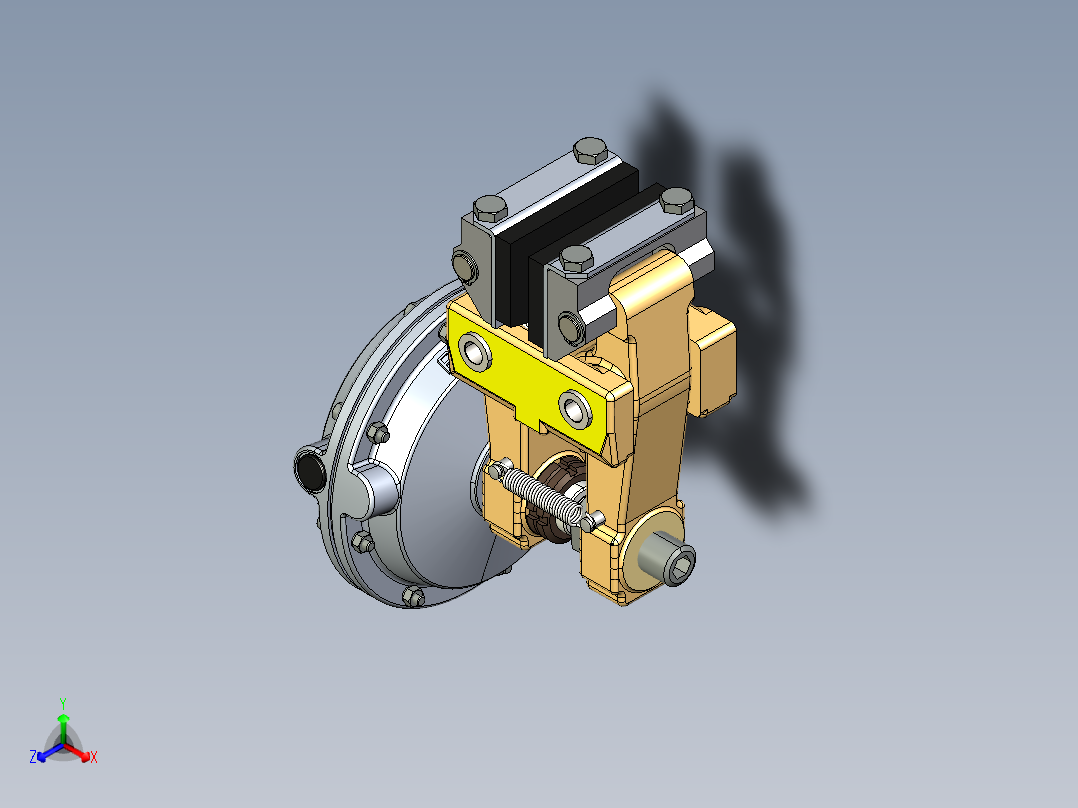 气动制动器3主视图