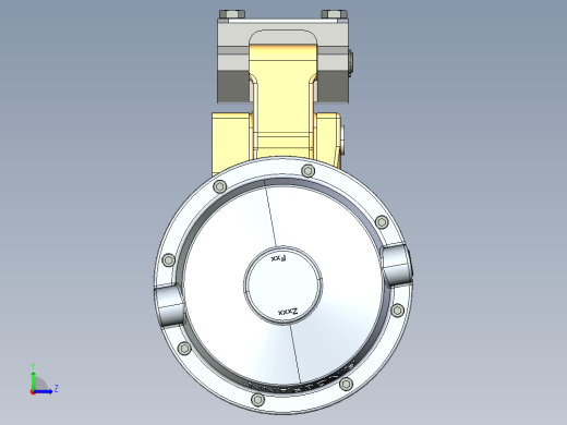 气动制动器3左视缩略图